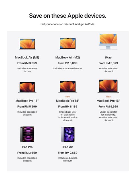 apple education discount malaysia